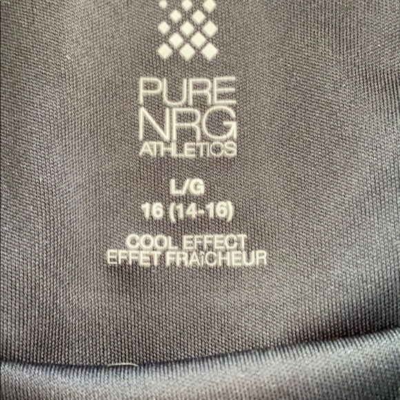 PURE NRG Athletics t-Shirt Black 14-16 - Picture 4 of 5